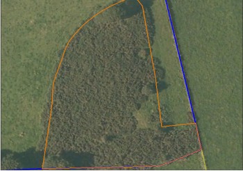 Arial view of land parcel Arial view of land parcel