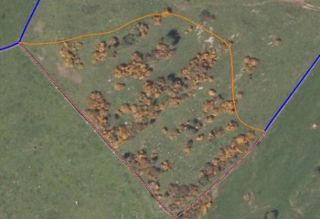 Arial view of land parcel Arial view of land parcel